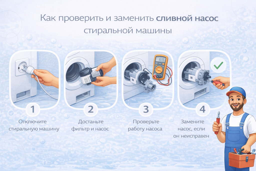 kak-proverit-i-zamenit-slivnoy-nasos-stiralnoy-mashiny